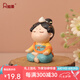 如果國(guó)潮唐仕女?dāng)[件家居飾品辦公桌古風(fēng)車(chē)載擺設(shè)手機(jī)架創(chuàng)意中國(guó)風(fēng)禮物 大唐淑女日記擺件-蓮花式