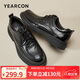 意爾康男鞋圓頭牛皮鞋系帶商務(wù)正裝鞋時(shí)尚通勤單鞋 97121W黑色42