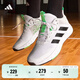 adidas OWNTHEGAME 2.0低幫團隊款實戰(zhàn)運動籃球鞋男子阿迪達斯 白/黑/綠   42