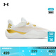 安德瑪（UNDERARMOUR）庫(kù)里Curry Splash 24 AP男女情侶運(yùn)動(dòng)籃球鞋3027262 白色101 43
