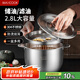 美廚（maxcook）304不銹鋼豬油罐調(diào)料盆 豬油盆調(diào)味罐調(diào)料缸2.8L帶蓋帶網(wǎng)MCWA9035
