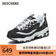 斯凱奇（Skechers）秋冬經(jīng)典熊貓鞋男女同款休閑情侶鞋子 女款/黑色/白色/BKW 37.5