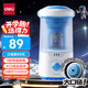 得力（deli）學生大口徑全自動電動削筆機兒童削筆器卷轉(zhuǎn)筆削筆刀削加粗桿大三角鉛筆素描電動文具開學禮物藍