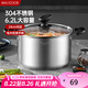 美廚（maxcook）湯鍋 304不銹鋼湯鍋湯煲24cm 加厚復合底 電磁爐通用MCT8220