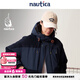 nautica white sail白帆×Reebok聯(lián)名 中性復(fù)古校園風(fēng)燈芯絨面料羽絨服RBJW4401 藏青色41C XL