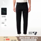 哈吉斯（HAZZYS）男裝 春季男褲子【PHIZ系列】長(zhǎng)褲經(jīng)典水洗牛仔褲男 黑色BK 34 （175/82A）