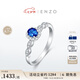ENZO 茜茜公主 18K金藍(lán)寶石鉆石戒指女 EZV7224 12號