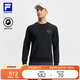 FILA 斐樂官方男子套頭衛(wèi)衣2025秋冬健身運(yùn)動(dòng)簡(jiǎn)約針織長(zhǎng)袖上衣