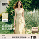 森馬（Semir）連衣裙女設(shè)計(jì)感肌理浪漫2025夏季甜美花邊碎花吊帶裙107425114051