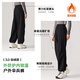 安踏戶(hù)外傘兵褲丨大地之殼防風(fēng)防潑水寬松軟殼褲女秋冬季闊腿運動(dòng)長(cháng)褲 【大地之殼3.0-加絨款】基礎黑-4 [防護鎖溫] M (女165)