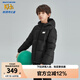 斯凱奇羽絨服三防科技新款男女大童保暖服L423K119/L424K094/P425K004 （純色）碳黑/0018 165