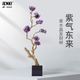 IENKI德國玄關(guān)裝飾擺件水晶發(fā)財樹客廳電視柜家居飾品喬遷新居紫氣東來 紫祥東來【高53cm】