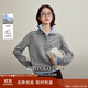 茵曼撞色雙層領(lǐng)毛衣2025秋季女新款氣質(zhì)百搭長(zhǎng)袖針織衫 灰色 XL