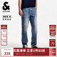 杰克·瓊斯（JACK&JONES）25年男裝秋季直筒牛仔褲男高彈力涼感寬松潮流休閑褲子品牌男褲 153 中牛仔藍(lán)-非涼感1 寬松直筒，卡碼拍小 31 175 W31/L30