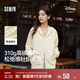 森馬（Semir）迪士尼外套女中長(cháng)款連帽寬松針織衛衣2025春休閑夾克109125108001