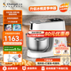 長帝（changdi）國家補貼 2025新款廚師機和面機家用全自動和面揉面一體機料理機面條機 專業(yè)烘焙專用 企鵝頂頂PRO 發(fā)酵功能&升級冰桶款白色 6.2L