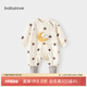 babylove嬰兒連體衣春秋季男女寶寶哈衣爬服超萌可愛(ài)外出衣衣服 星月守護 100cm