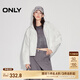 ONLY2025春季新款休閑個(gè)性撞色寬松挺闊短款連帽外套女|125136018 A43 奶油白色 M (165) 84A