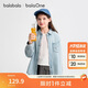 巴拉巴拉balaone女童襯衫兒童長(zhǎng)袖2025秋全棉牛仔衫舒適外套208325102005