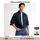 ABERCROMBIE & FITCH男裝春秋經(jīng)典小麋鹿美式復(fù)古通勤牛仔布襯衫KI125-4040 深色 S (175/92A)