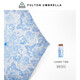 富爾頓（FULTON）聯(lián)名CathKidston遮陽防曬五折傘超輕便攜晴雨兩用傘折疊傘新款 London Toile
