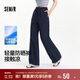 森馬（Semir）防曬休閑褲女25夏季一褲兩穿闊腿褲涼感褲子109325127003