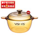 康寧（VISIONS）2.5L湯鍋玻璃鍋煮鍋燉鍋 耐高溫?zé)o涂層玻璃鍋身 VS-2.5晶彩鍋 20.5cm