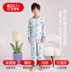 紅豆兒童保暖內衣男女童秋衣秋褲套裝a類(lèi)家居服 波點(diǎn)熊頭130
