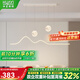 華藝照明（HUAYI）華藝照明餐廳吊燈現(xiàn)代簡約餐桌飯廳吧臺燈網(wǎng)紅極簡創(chuàng)意藝術(shù)星球燈 【護(hù)眼】120CM三色36W 全光譜
