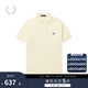 Fred Perry男士POLO衫2025夏季休閑麥穗重磅短袖多彩T恤M6000 BGC/米色 L