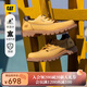CAT卡特低幫大黃靴休閑皮鞋男士防潑水皮面登山鞋板鞋P111542N3AMC25 黃色 42
