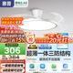 惠普普瑞護(hù)眼吸頂風(fēng)扇燈LED吊扇燈隱形扇葉遙控調(diào)光中山燈具包安裝