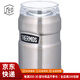 膳魔師（THERMOS）【JD物流 日本直郵】不銹鋼保溫杯戶外露營(yíng)啤酒杯泡茶杯水杯 ROD-002 不銹鋼色 350ml 易拉罐用