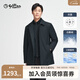 金利來(lái)【三防/鵝絨/抑菌】秋冬新款羽絨服男可拆針織立領(lǐng)保暖御寒外套 藏藍(lán)-95 L 175/92A 推薦130-140斤