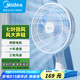 美的（Midea）臺式電風(fēng)扇七葉柔風(fēng)輕音臥室宿舍廣角遠(yuǎn)距交流定頻臺扇辦公室桌面節(jié)能省電搖頭小型電扇 FGAU40D