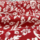 老粗布布料沙發(fā)面料麻布棉麻田園碎花加厚帆布DIY手工布 紅飛翠舞 布料[100*120cm]