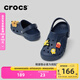 卡駱馳crocs貝雅兒童洞洞鞋男女童戶外包頭沙灘鞋拖鞋/207013/207012 深藍(lán)色-410 34 (205mm)