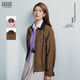 Teenie Weenie【趙露思同款焦點(diǎn)巴恩】小熊女2025秋新款復(fù)古短外套 粉色 S