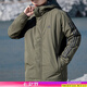 阿迪達(dá)斯（adidas）棉服男裝 25春季新款運(yùn)動(dòng)服防風(fēng)連帽棉衣外套戶外保暖運(yùn)動(dòng)棉服 軍綠色大棉服/店長(zhǎng)主推 L