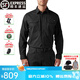 5.11（TACTICAL SERIES ）戰(zhàn)術(shù)襯衫男休閑彈力衫 511戶外耐磨翻領(lǐng)襯衫抗污襯衣72543 黑色長袖（有彈力4口袋#72543 ） M