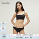 Calvin Klein內(nèi)衣【七夕禮物】女士可抽取襯墊ck無痕無鋼圈背心式文胸QF4783O UB1-太空黑 M