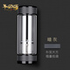 半山觀海高端玻璃保溫杯水杯便攜商務(wù)辦公泡茶杯定制刻字送客戶朋友禮品 暗灰（必行茶道杯）