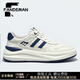 梵德曼男鞋2025秋冬新款小白鞋男新款運動(dòng)休閑鞋男款輕便軟底棉鞋子男 白藍【皮面款】 42 皮鞋碼