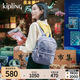 Kipling【七夕禮物】男女款2025春夏新款電腦包時尚雙肩包|JUDY M 藍灰色