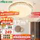 雷士（NVC）LED吸頂燈輕奢浪漫臥室書房餐廳燈具滿天星北歐燈飾包安裝