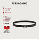 菲拉格慕（Ferragamo）男咖啡色雙面可調(diào)式Gancini皮帶 0770943_C  _105 七夕禮物送男友