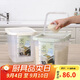 樂扣樂扣（LOCK&LOCK）塑料大容量米桶雜糧塑料儲藏桶防潮防蟲密封儲米箱12L薄荷綠