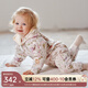 OAK FAMILY秋冬新品寶寶夾棉連體衣新生嬰幼兒連帽保暖全棉爬服嬰兒衣服 花仙子 90cm