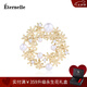 Eternelle法國永恒波西米亞風(fēng)胸針氣質(zhì) 秋冬服裝領(lǐng)針別針扣胸花女高檔   璀璨金色