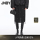 JNBY【商場(chǎng)同款】25秋新品半身裙女直筒網(wǎng)紗5P9D21140 001/本黑 L